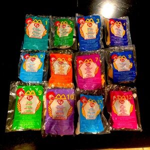 TY Beanie Babies from 1999 Lot of 12 NWT